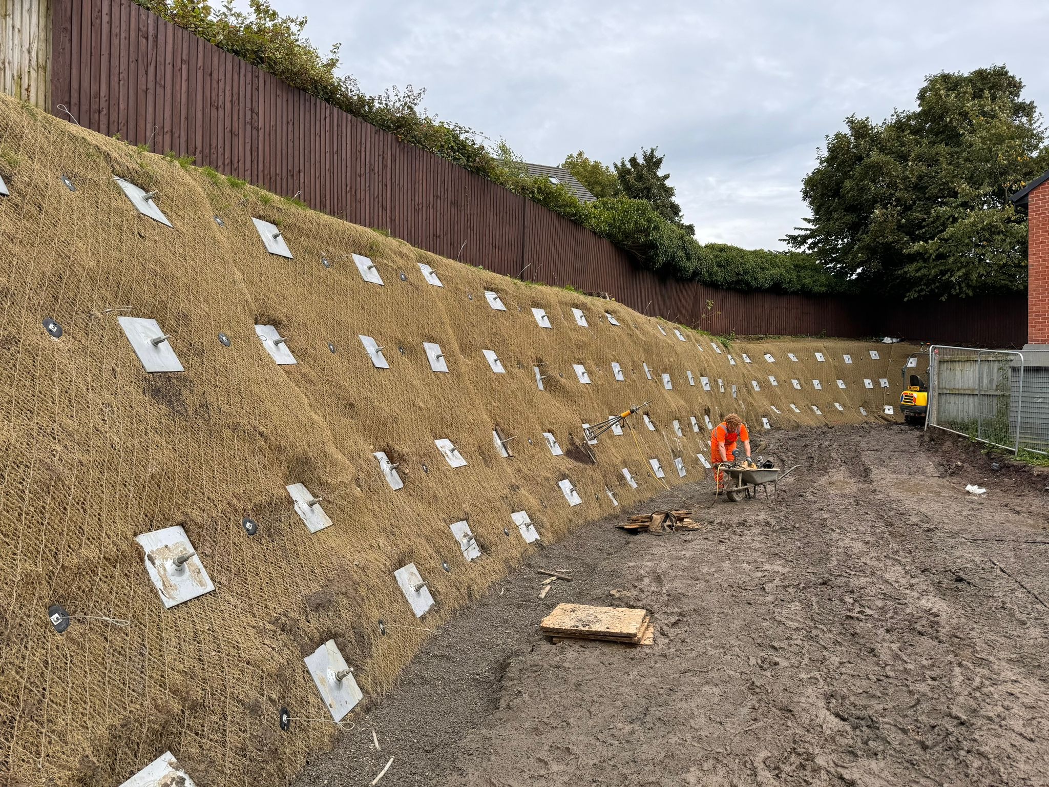 Slope Stabilisation - Watling Close, Blackburn