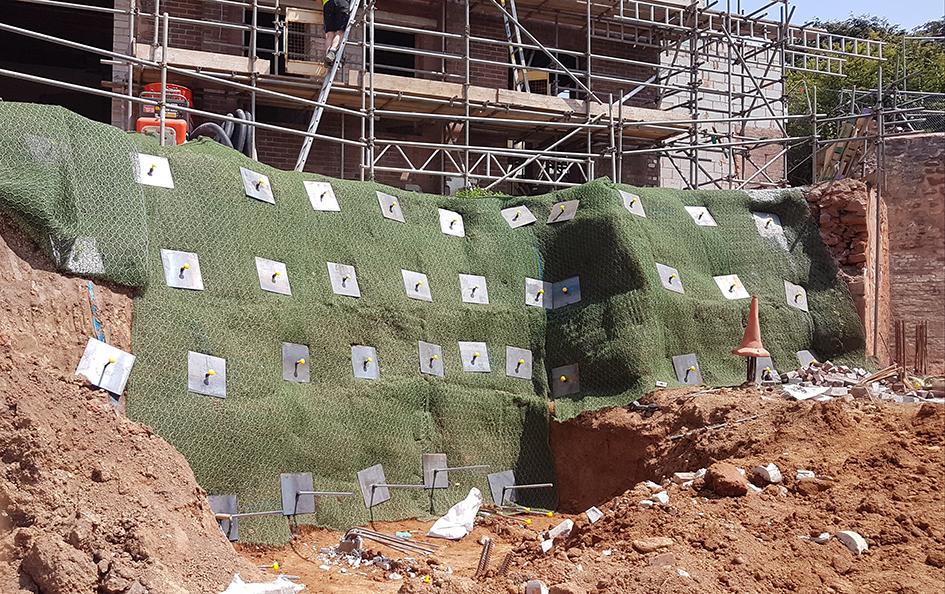 Slope Stabilisation – New Build Foundations