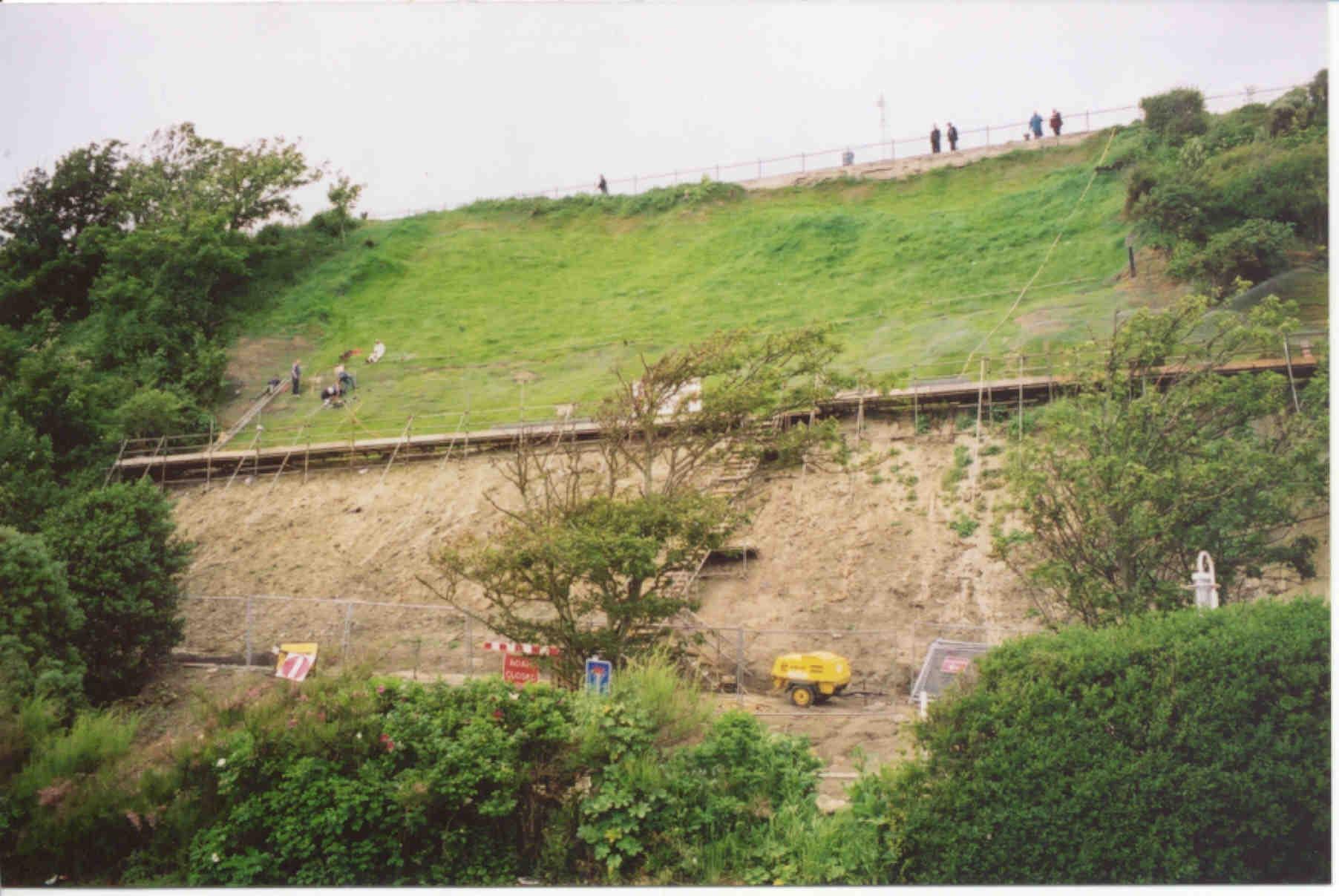 Coastal Landslip Stabilisation - The Leas, Folkestone