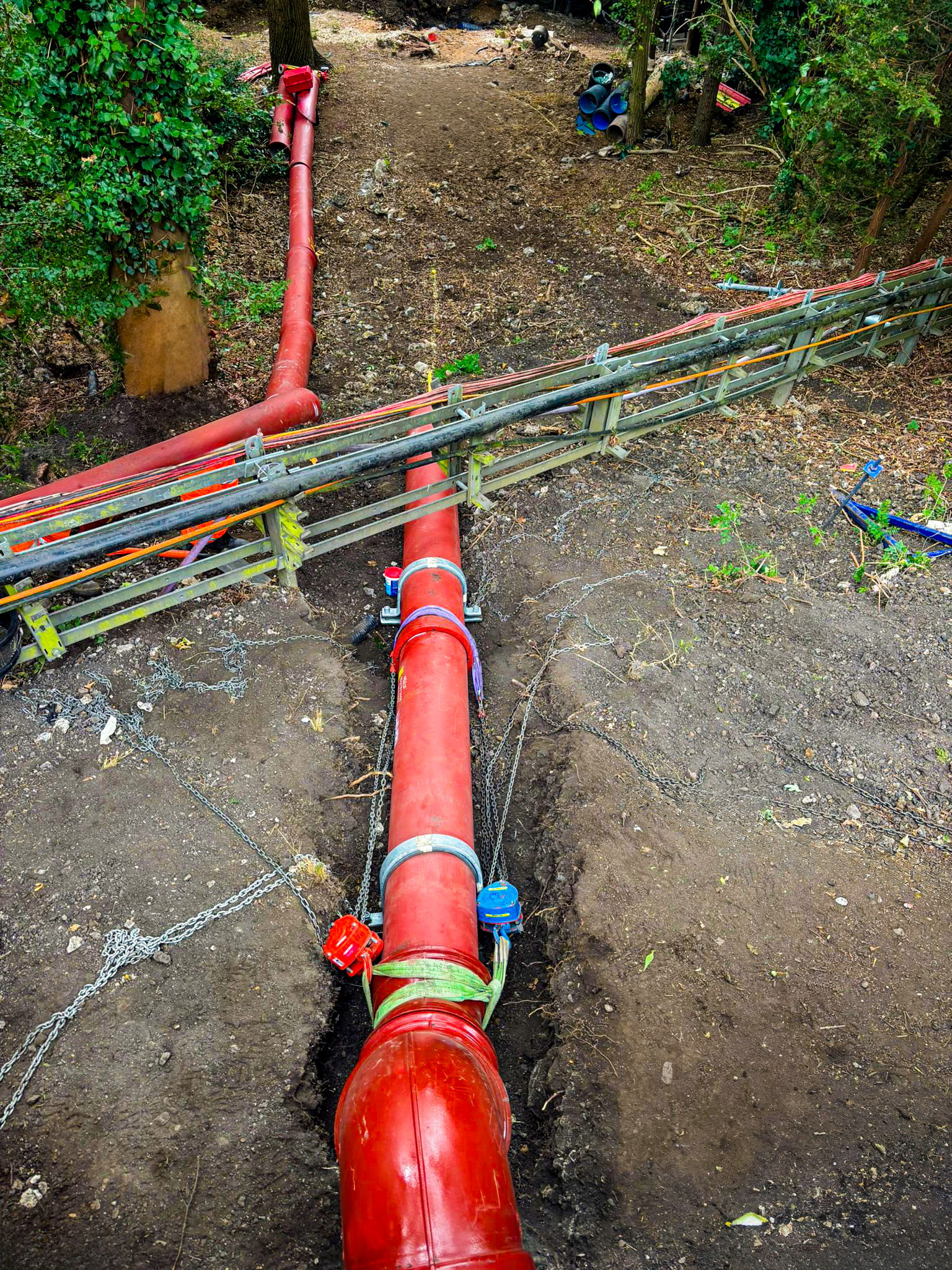 Drainage Pipeline Anchoring, Chigwell Draingage