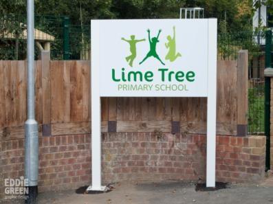 Lime Tree Primary School - Anchor Post Foundation, Signage