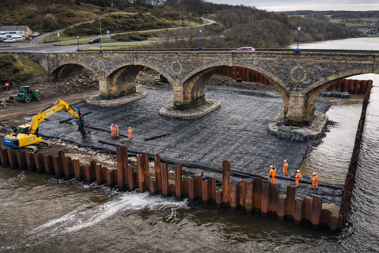Banff Bridge Scour Works