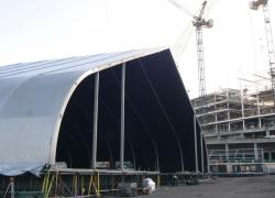 Temporary Pavilion at Wembley Arena