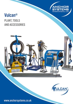 Vulcan Anchor tools and installation equipment